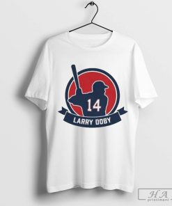 Official Stephen Vogt Wearing Larry Doby 14 Shirt