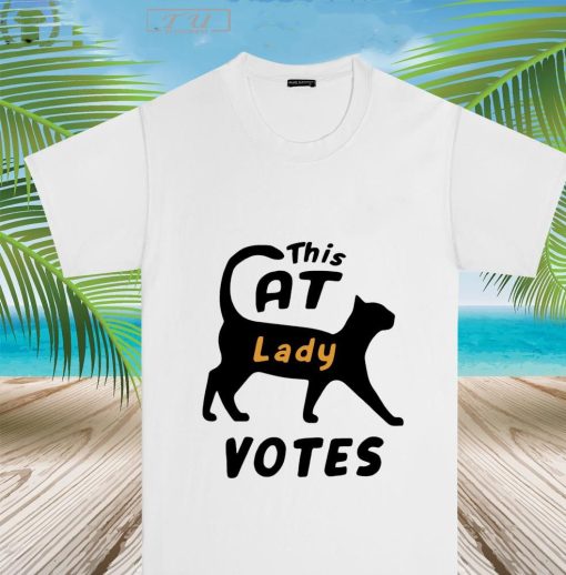 Official The Seneca Project This Cat Lady Votes Shirt