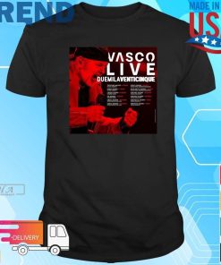 Official Vasco Live Duemilaventicinque Roma Tour 2025 Shirt