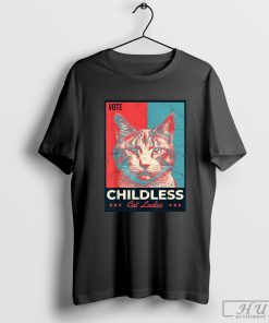 Official Vote Childless Cat Lady T-Shirt