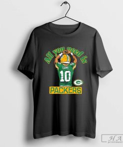 Packers Homage #10 All You Need is Love shirt