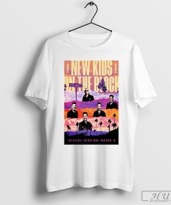 Poster New Kids On The Block July 6 2024 Acrisure Arena Palm Desert CA T-shirt