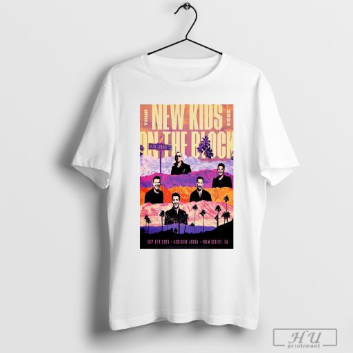 Poster New Kids On The Block July 6 2024 Acrisure Arena Palm Desert CA T-shirt