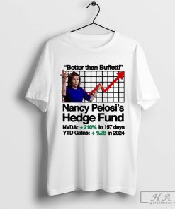 Product Itisbarelylegl Better Than Buffett Nancy Pelosi’s Hedge Fund T Shirt