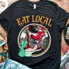 Retro Tick-Tock The Crocodile Captain Hook Eat Local Shirt