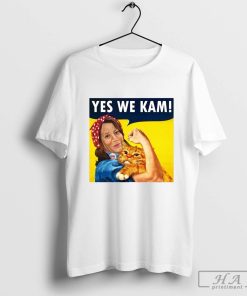 Rosie the Riveter Yes We Kam Kamala with Cute Cat 2024 Shirt