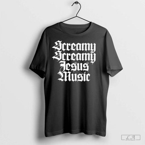 Screamy Screamy Jesus Music T-shirt