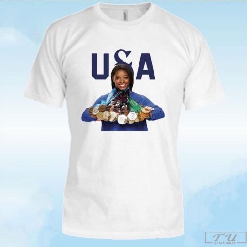 Simone Biles Shirt Snoop Usa Simone Biles Paris T-Shirt