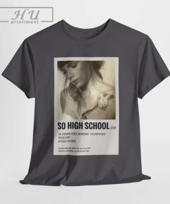 So High School Taylor Swift Unisex Cotton T-shirt, Taylor Swift Merch, The Tortured Poets Department Shirt, TTPD swiftie gift