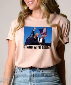 Stand With Trump Shirt, They Missed, Trump Rally Shirt, The Return Make America Great Again T-shirt