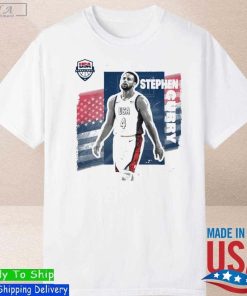 Stephen Curry USA basketball 2024 Summer Olympics Player Cutout Shirt