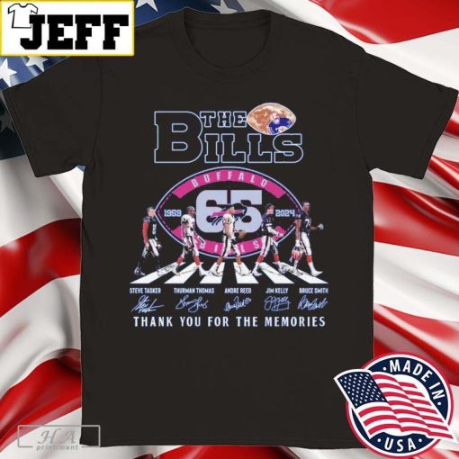 The Buffalo Bills 1959-2024 Thank You For The Memories T-Shirt