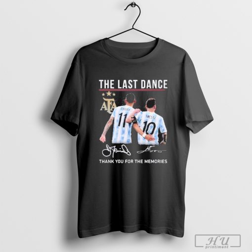 The Last Dance Messi & Di Maria Thank You For The Memories T-Shirt