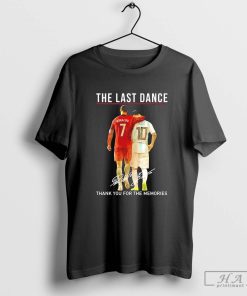 The Last Dance Messi and Ronaldo Thank You for the Memories Signatures Shirt