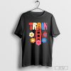 Top Train Golden Flowers T-Shirt