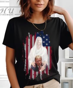 Trump Assassination T-Shirt, Donald Trump Shooting Tee, Jesus Is The Savior Shirt, Veteran Trump Tee, Make America Great Shirt