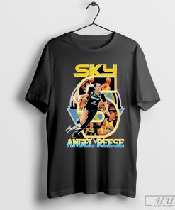 WNBA Chicago Sky Angel Reese 5 Signature T-Shirt