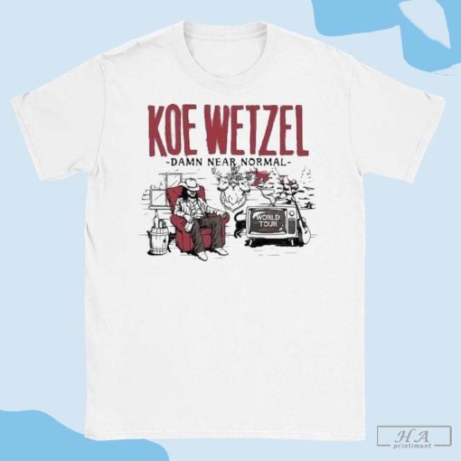 2024 Koe Wetzel Damn Near Normal Tour T-shirt