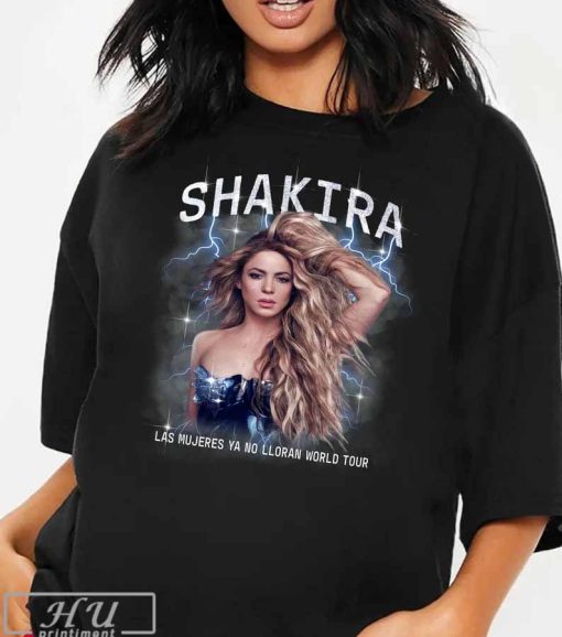 2024 Shakira Tour Shirt, Las Mujeres Ya No Lloran World Tour T-shirt, Graphic T-shirt, Unisex Shirt, Shakira Concert Group Shirt