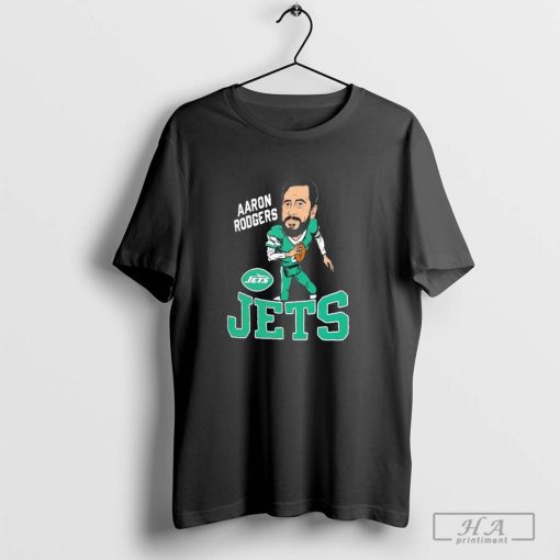 Aaron Rodgers New York Jets Caricature Player Shirt