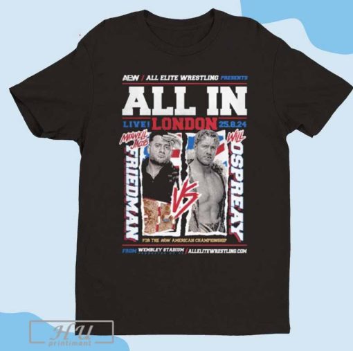 Aew All In 2024 Matchup Mjf Vs Will Ospreay T-shirt