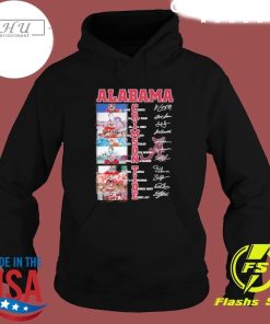 Alabama Crimson Tide Football Team Players 2024 Signatures Shirt