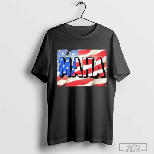 Awesome Maha Make America Healthy Again Usa Flag T-shirt