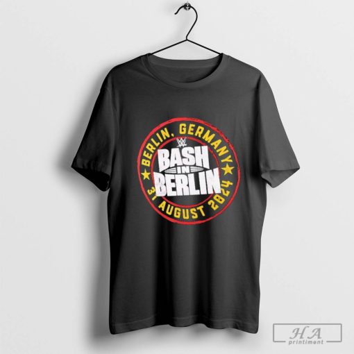 Bash in Berlin 2024 WWE logo shirt