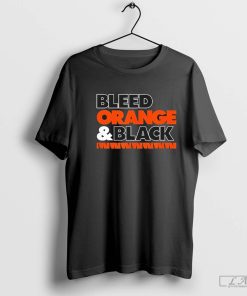 Bleed Orange and Black Shirt