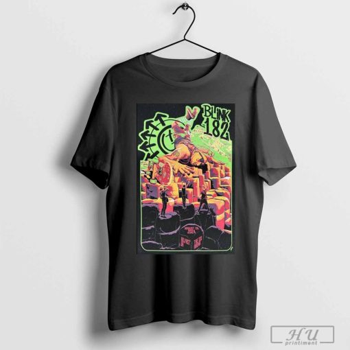 Blink-182 At The SSE Arena In Belfast, UK On August 26 2024 Concert Poster Shirt