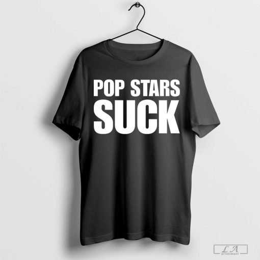 Camila Cabello Wearing Pop Stars Suck Shirt