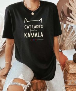 Cat Ladies For Kamala T-shirt, Kamala Harris 2024 President Shirt