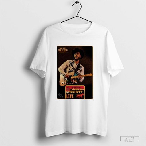 Charley Crockett Rock The Ruins At Holliday Park in Indianapolis IN August 18 2024 Poster Shirt