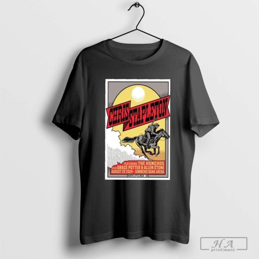 Chris Stapleton August 22 2024 Simmons Bank Arena In North Little Rock AR Poster Shirt