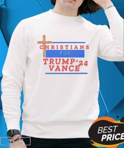 Christians For Trump Vance Trending Election Graphic Print T-Shirt