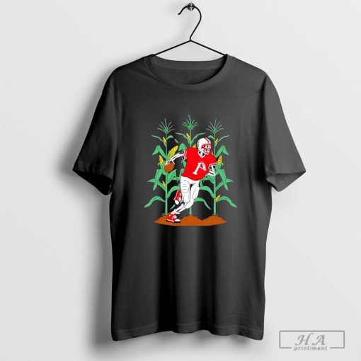 Corn Football player skeleton shirt