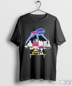 Design Buffalo Bills Snoopy And Charlie Brown Skyline Night View T