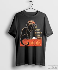 Design Le Chat Burns Nuit With Haggis and Dram T-Shirt