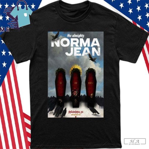 Design Norma Jean Nov 12, 2024 Philadelphia, PA, Underground Arts Poster Shirt