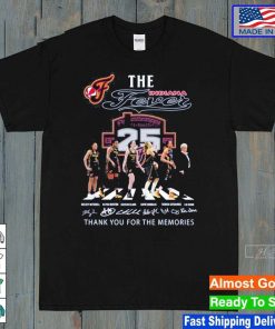 Design The Indiana Fever WNBA Thank You For The Memories T-Shirt