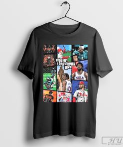 Dhwani Gta X Philly Sports City Of Brotherly Love Painting 2024 t-shirt