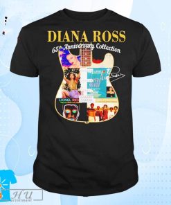 Diana Ross 65th Anniversary Collection Signature And Guitar Shirt