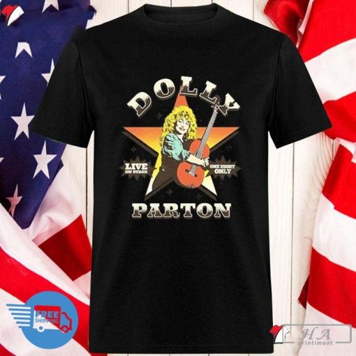 Dolly Parton Live On Stage Moss 2024 T-shirt