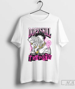 DopeSkill Graphic Tee Triple Pink Streetwear Hip Hop Camiseta para hombre Zapatilla de deporte Camisas a juego de colores Sorry I've been Trappin