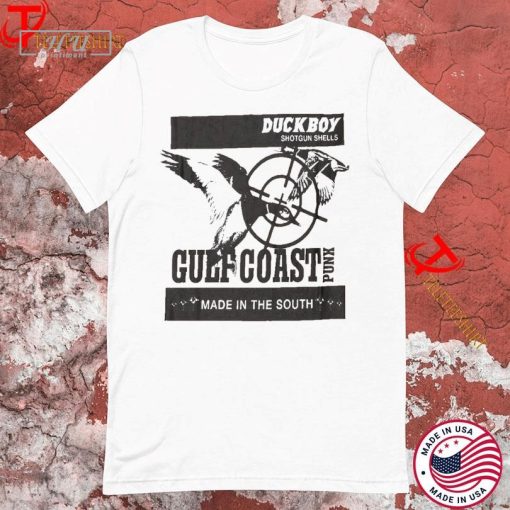 DuckBoy Shotgun Shells Gulf Coast Punk Made In The South 12GA T-shirt