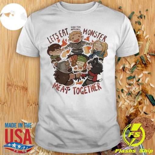 Dungeon Meshi Let_s Eat Monster Meat Together Shirt