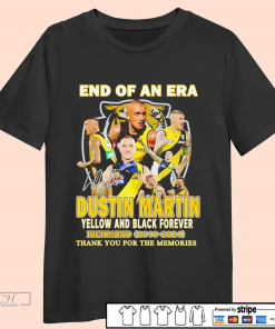 End of An Era Dustin Martin Richmond 2010-2024 thank you shirt