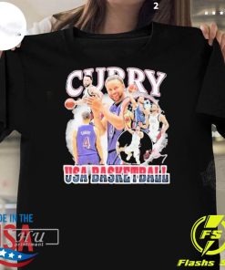 Funny Curry Usa Basketball Signature T-shirt