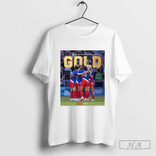 Funny U.S. Olympic Women's Soccer Team GOLD T-shirt