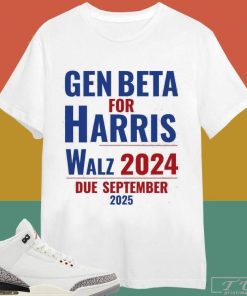 Gen Beta For Harris Walz 2024 September 2025 Shirt